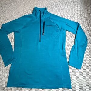 Patagonia R1 Pullover Womens
Blue L 1/4 Zip Polartec
Baselayer Top